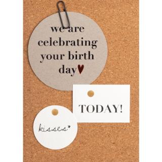 YOUR BIRTHDAY parafa születésnapi üdvözlőlap