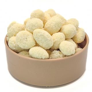 mandula kókuszos fehér csokoládéban 1KG