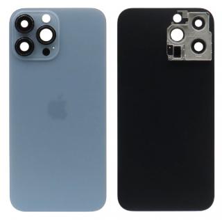 Apple Iphone 13 Pro Max hátlap üveg + kamera üveg - kék színű (Sierra Blue)