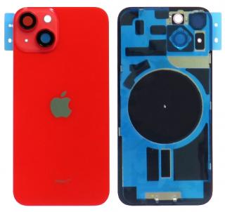 Apple Iphone 14 hátlap üveg + kamera üveg - piros színű (Red)