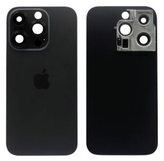 Apple Iphone 14 Pro hátlap üveg + kamera üveg - fekete színű (Space Black)