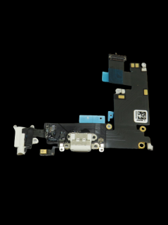 Apple iPhone 6 Plus Flex töltőkábel, AUX port, mikrofon – fehér