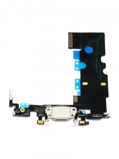 Apple iPhone 8 Flex töltőkábel, AUX port, mikrofon – fehér