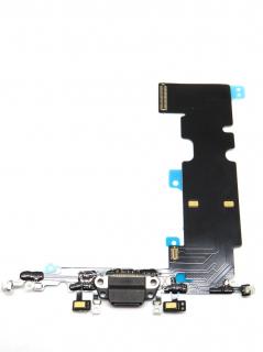 Apple iPhone 8 Plus Flex töltőkábel, AUX port, mikrofon – fekete