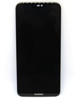 Eredeti LCD képernyő Huawei P20 Lite + fekete érintőképernyő