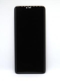 Eredeti LCD kijelző Huawei Mate 20 Pro + érintőpanel fekete  + ujjlenyomat érzékelő
