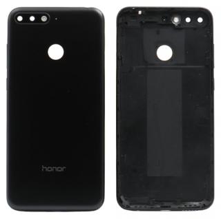 Honor 7a - Hátsó tok + fényképező tokja + gombok, fekete színű (Black)