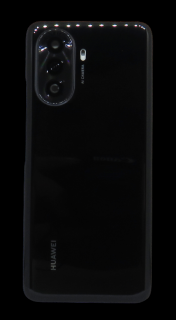 Huawei Nova Y70 - Hátsó tok +fényképező tok, fekete színű (Midnight Black)