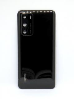 Huawei P40 - Hátsó tok + fényképező tok, fekete színű