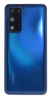 Huawei P40 - Hátsó tok + fényképező tok, kék színű