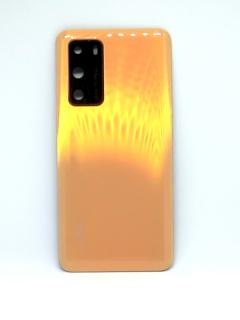 Huawei P40 - Hátsó tok + fényképező tok, rózsaszín színű