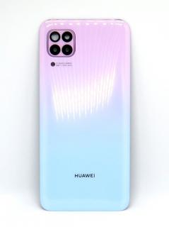 Huawei P40 Lite - Hátsó tok +fényképező tok, rózsaszín színű