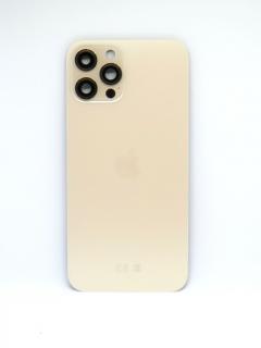 Iphone 12 Pro Max hátlap üveg + kamera üveg - Gold