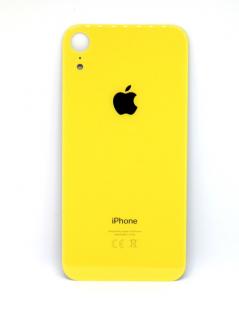 Iphone XR hátlapi üveg + kamera üveg – sárga színű