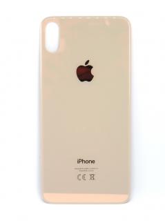 Iphone XS Max hátlapi üveg + kamera üveg -arany színű