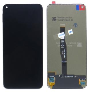 LCD kijelző Huawei P40 Lite + fekete érintőpanel - TFT