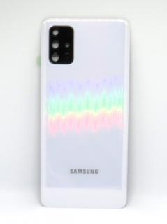 Samsung A71 Galaxy (SM-A715F) - Hátsó tok +fényképező tok, fehér színű