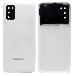 Samsung Galaxy A02s (SM-A025G) - Hátsó tok + fényképező tok, fehér színű (White)