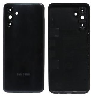 Samsung Galaxy A04S (SM-A047F) hátlap + fényképező tok - fekete színű (Black)