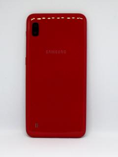 Samsung Galaxy A10 (A105F) - Hátsó tok +fényképező tok, piros színű