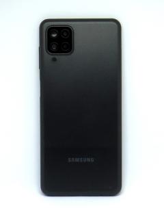 Samsung Galaxy A12 - Hátsó tok +fényképező tok, fekete színű
