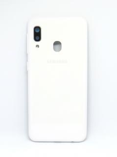 Samsung Galaxy A20e (SM-A202F) - Hátsó tok +fényképező tok, fehér színű