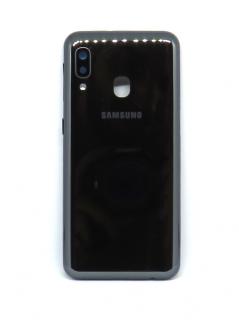 Samsung Galaxy A20e (SM-A202F) - Hátsó tok +fényképező tok, fekete színű