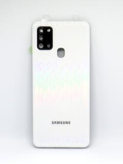 Samsung Galaxy A21s (A217F) - Hátsó tok +fényképező tok, féher színű