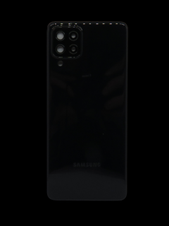 Samsung Galaxy A22 (SM-A225) - Hátsó tok +fényképező tok, fekete színű (Black)