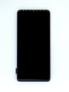 Samsung Galaxy A41 (SM-A415F) LCD pótképernyő+ érintőfelület fekete + keret