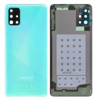 Samsung Galaxy A51 (SM-A515F) - Hátsó tok +fényképező tok, kék színű