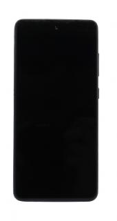 Samsung Galaxy A52 4G (SM-A525F) LCD pótképernyő + érintőfelület fekete + keret (Awesome Black)