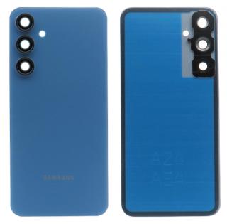 Samsung Galaxy A55 - Hátlap + kameravédő üveg, kék szín (Navy)