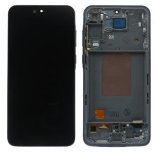 Samsung Galaxy A55 (SM-A556B) Kijelző + érintőfelület fekete + Keret (Navy) - BIG OLED