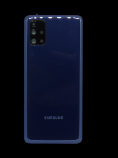 Samsung Galaxy M51 (M515F) - Hátsó tok +fényképező tok, kék színű (Electric Blue)