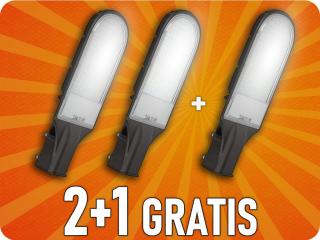 100W LED-es utcai lámpa, 8400lm, 110°, SAMSUNG chip, 2+1 gratis! Természetes fehér