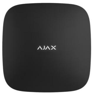 AJAX Hub Központi vezérlőpanel fekete (SIM 2G, Ethernet) [HUB/B 7559]