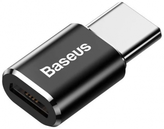 Baseus Adapter Micro USB -> USB-C, fekete [015900]