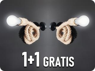 DÍSZÍTŐ KÖTÉL 1XE27, 1,5M, 1+1 gratis! [249877]