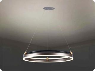 DIZÁJN LED FÜGGŐLÁMPA 30W, 3600LM, IP20, 3000K, KÁVÉ