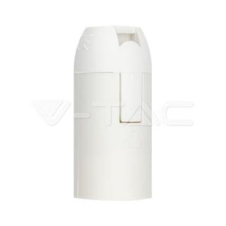 E14 izzótartó, hőre lágyuló műanyag, fehér