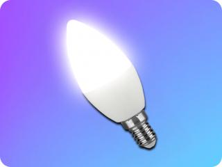 E14 LED IZZÓ 4,5W, 470LM, GYERTYA Természetes fehér