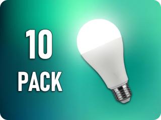 E27 LED izzó 17W, 1710LM, A65/10-PACK! Hideg fehér