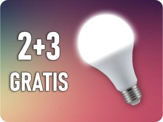 E27 LED IZZÓ 20W, 2452LM, A80, 2+3 gratis! Hideg fehér