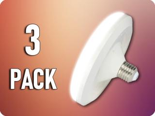 E27 LED izzó UFO 16W, 3000K/3-PACK! Meleg fehér