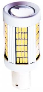 Einparts LED autó izzó 1156 P21W, 135 SMD 4014, CANBUS, 10-30V, 6000K, 2 db [EPL158]