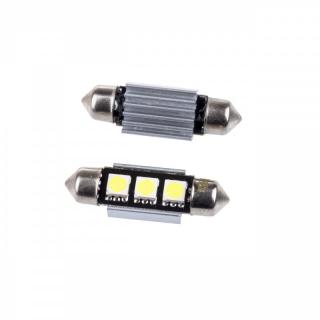 Einparts LED autó izzó C10W 39mm LED 3SMD 5050 CANBUS 8-16V 2 db [EPL04]