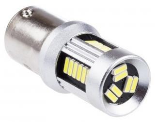 Einparts LED autó izzó P21W, 1156, 30 SMD 4014, CANBUS nélkül, 12V, 6000K, 2 db [EPL28]
