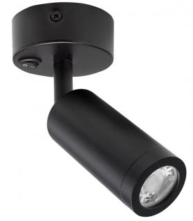 Fali lámpa MADARA SLIM kapcsolóval, GU10/MR11, 230V, IP20, fekete [SLIP003034]