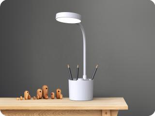 FOREVER LIGHT ÚJRATÖLTHETŐ ASZTALI LÁMPA DIMMÁLHATÓ AGNES, 5W, TOLLTARTÓ, 1200MAH, CCT [RTV200042]
